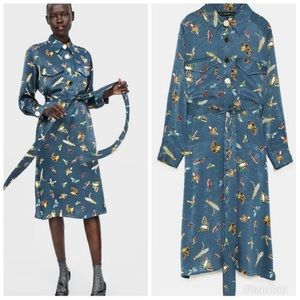 Zara - Jewel Toned Insect Dress